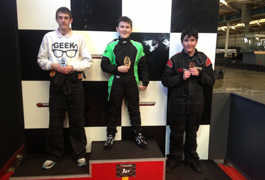 Racing Perfection Kart Academy Eastleigh Juniors Final Podium - Round 1